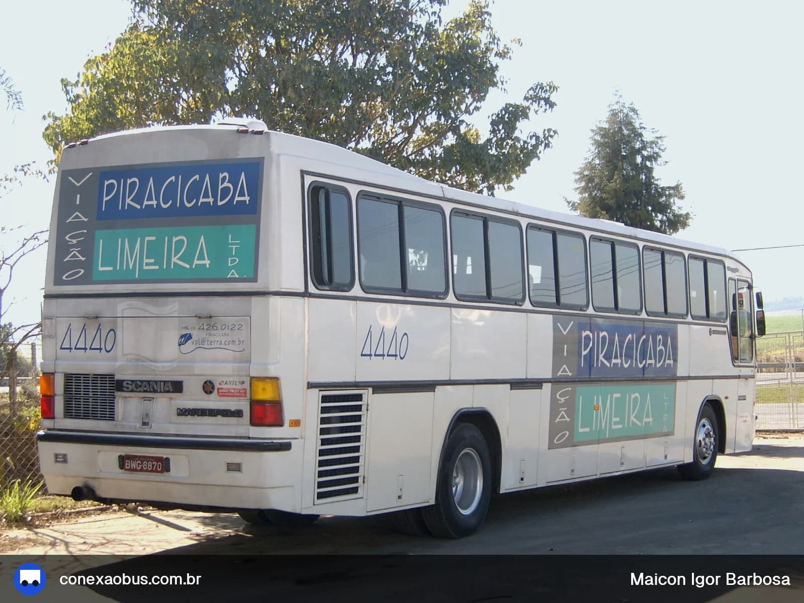 Ônibus Marcopolo Viaggio G4 950, da Viação Piracicaba Limeira, prefixo 4440