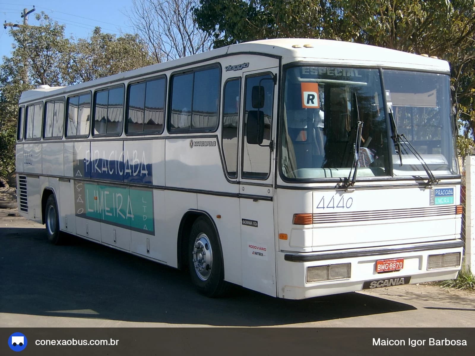 Ônibus Marcopolo Viaggio G4 950, da Viação Piracicaba Limeira, prefixo 4440