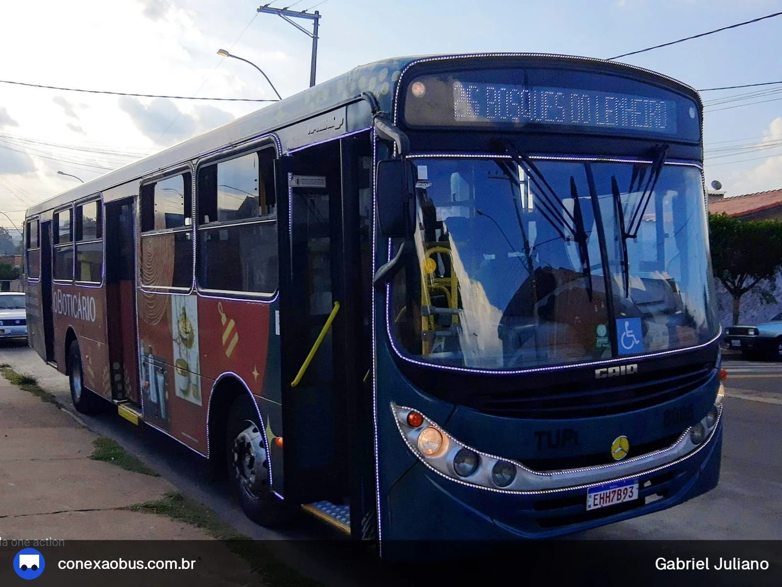 Ônibus CAIO Apache Vip II, da TUPi | Transporte Urbano Piracicaba, prefixo 8065, em Piracicaba-SP