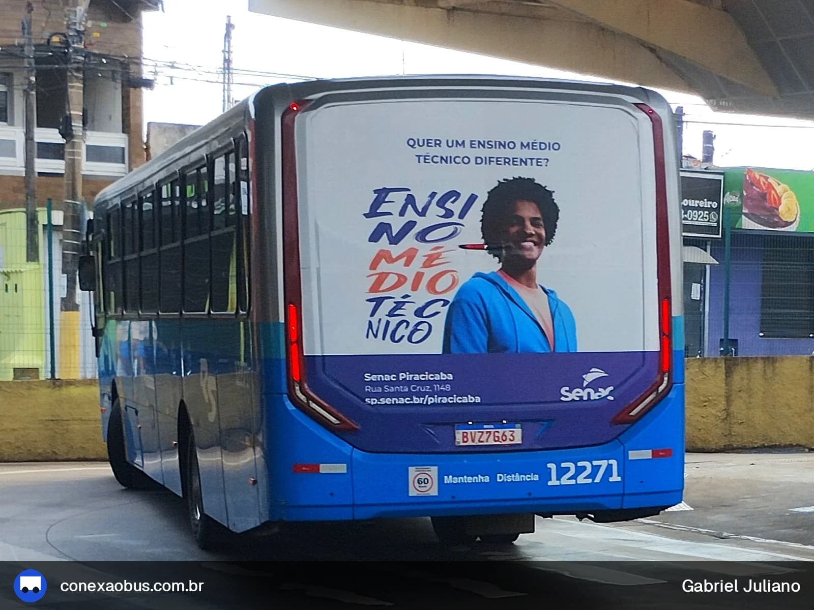 Ônibus CAIO Apache Vip V, da Rápido Sumaré | Pira Mobilidade, prefixo 12271, em Piracicaba-SP