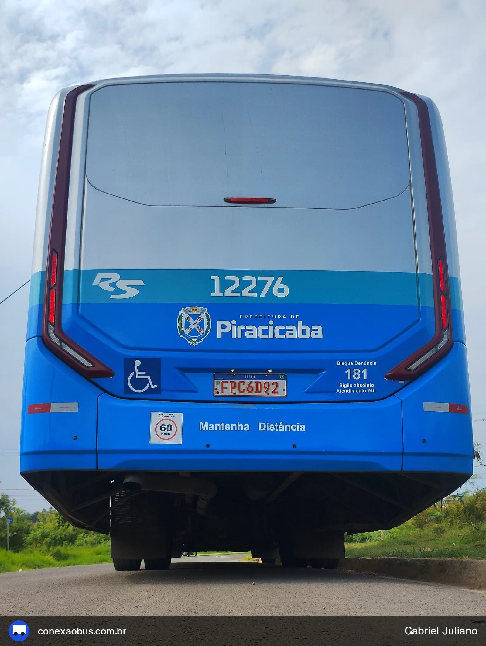 Ônibus CAIO Apache Vip V, da Rápido Sumaré | Pira Mobilidade, prefixo 12276, em Piracicaba-SP