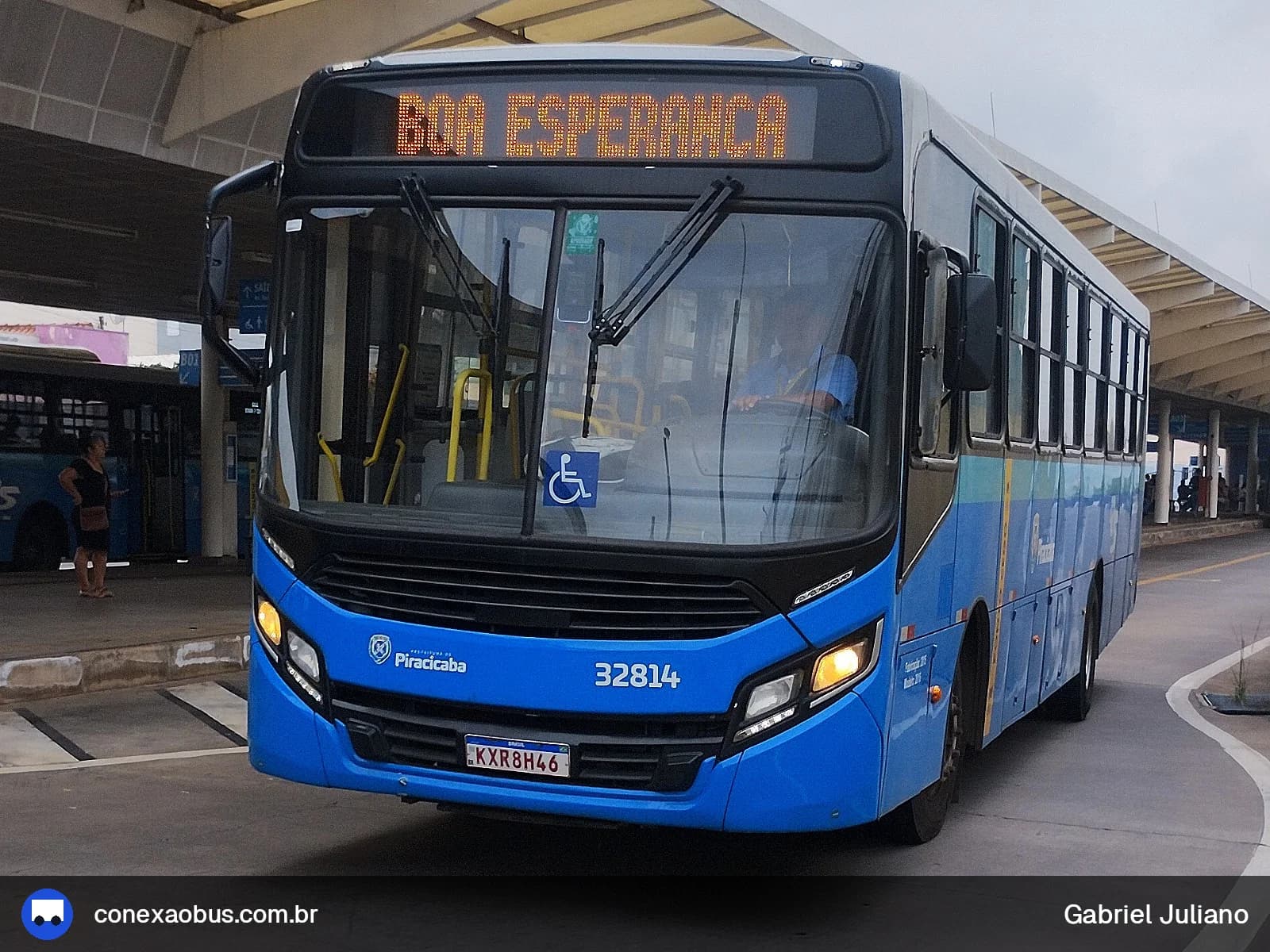 Ônibus CAIO Apache Vip IV, da Rápido Sumaré | Pira Mobilidade, prefixo 32814, em Piracicaba-SP