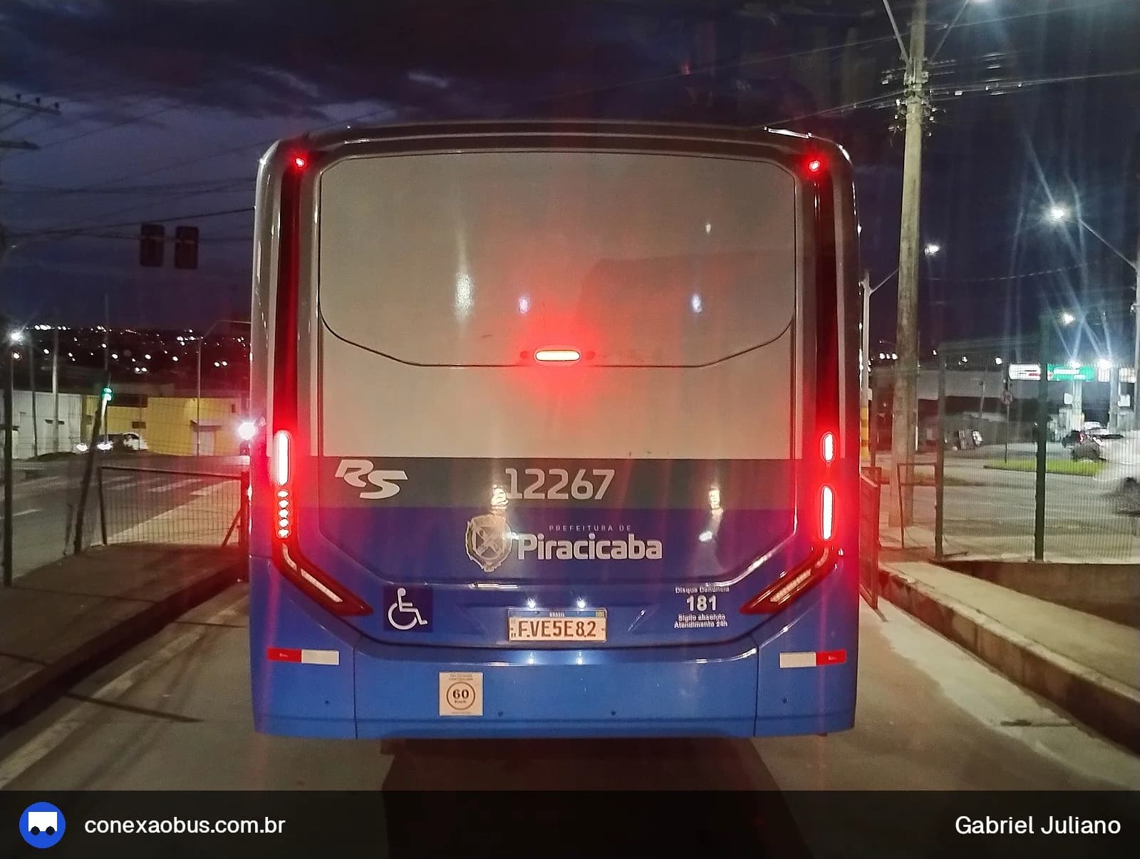 Ônibus CAIO Apache Vip IV, da Rápido Sumaré | Pira Mobilidade, prefixo 12267, em Piracicaba-SP