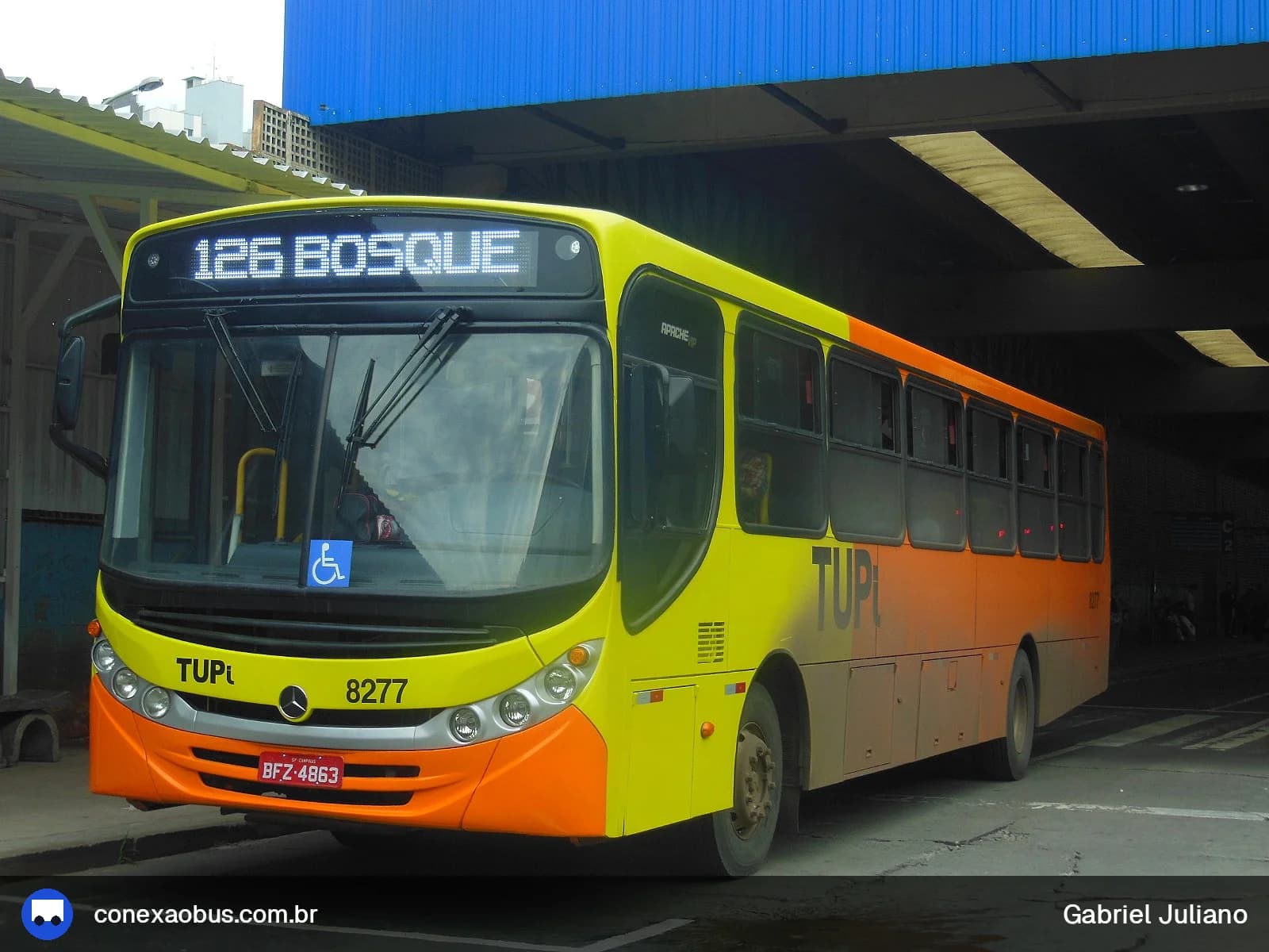 Ônibus CAIO Apache Vip II, da TUPi | Transporte Urbano Piracicaba, prefixo 8277, em Piracicaba-SP