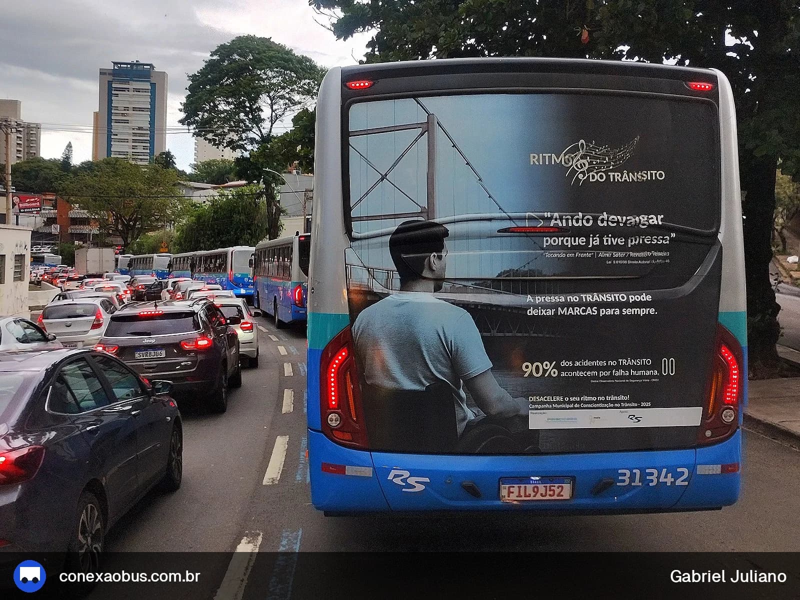 Ônibus Marcopolo Torino 2014, da Rápido Sumaré | Pira Mobilidade, prefixo 31342, em Piracicaba-SP