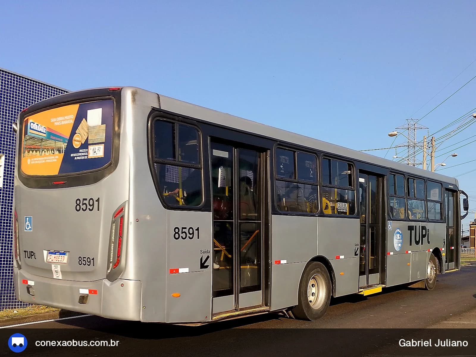 Ônibus CAIO Apache Vip IV, da TUPi | Transporte Urbano Piracicaba, prefixo 8591, em Piracicaba-SP