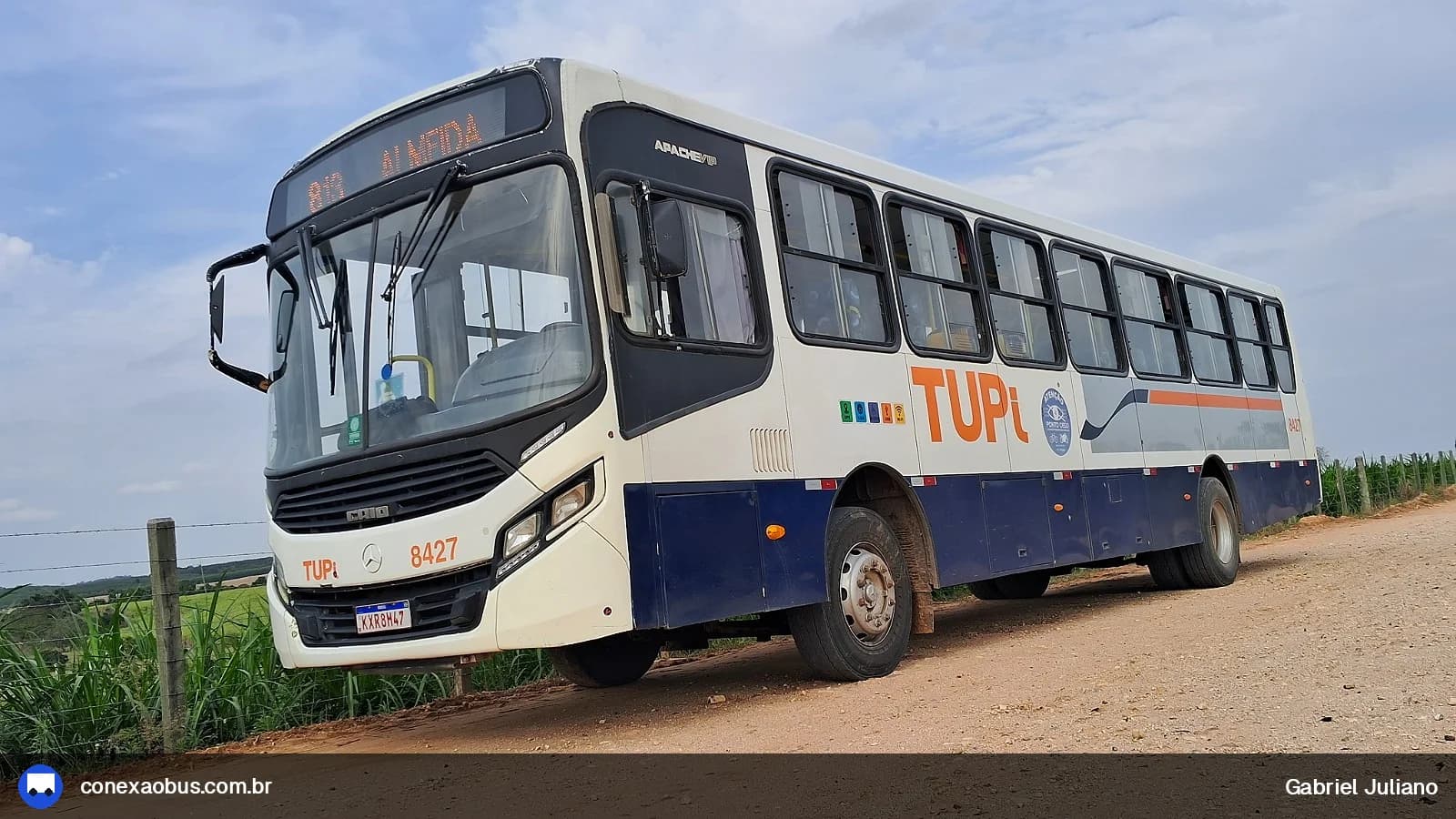 Ônibus CAIO Apache Vip IV, da TUPi | Transporte Urbano Piracicaba, prefixo 8427, em Piracicaba-SP
