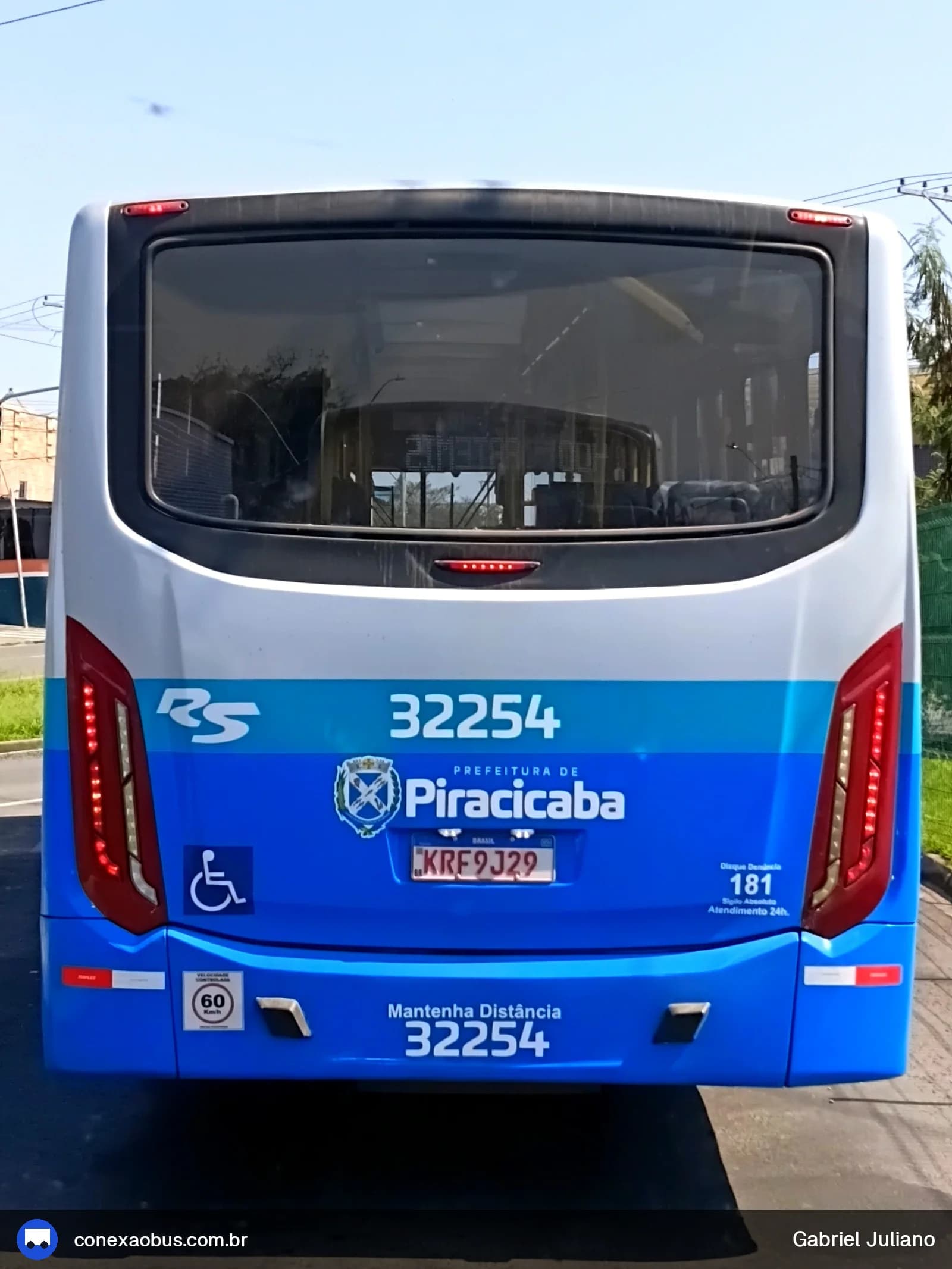 Ônibus CAIO Apache Vip IV, da Rápido Sumaré | Pira Mobilidade, prefixo 32254, em Piracicaba-SP