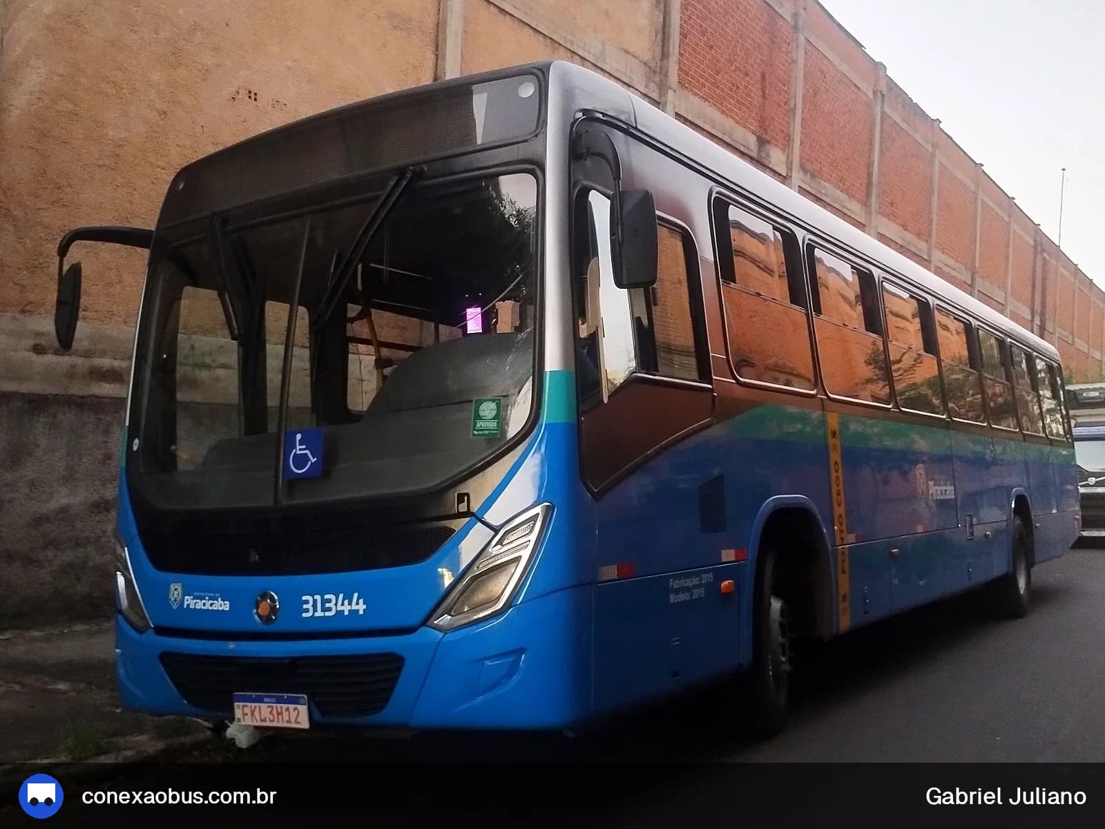 Ônibus Marcopolo Torino 2014, da Rápido Sumaré | Pira Mobilidade, prefixo 31344, em Piracicaba-SP