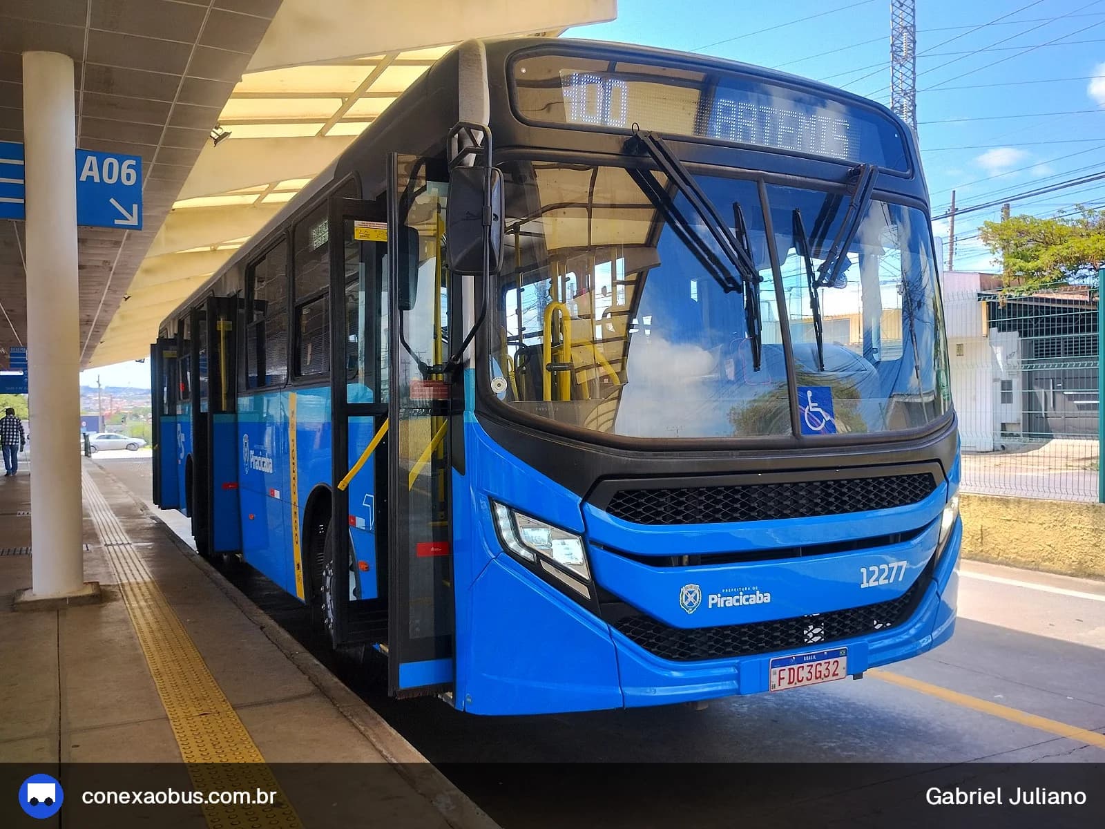 Ônibus CAIO Apache Vip V, da Rápido Sumaré | Pira Mobilidade, prefixo 12277, em Piracicaba-SP