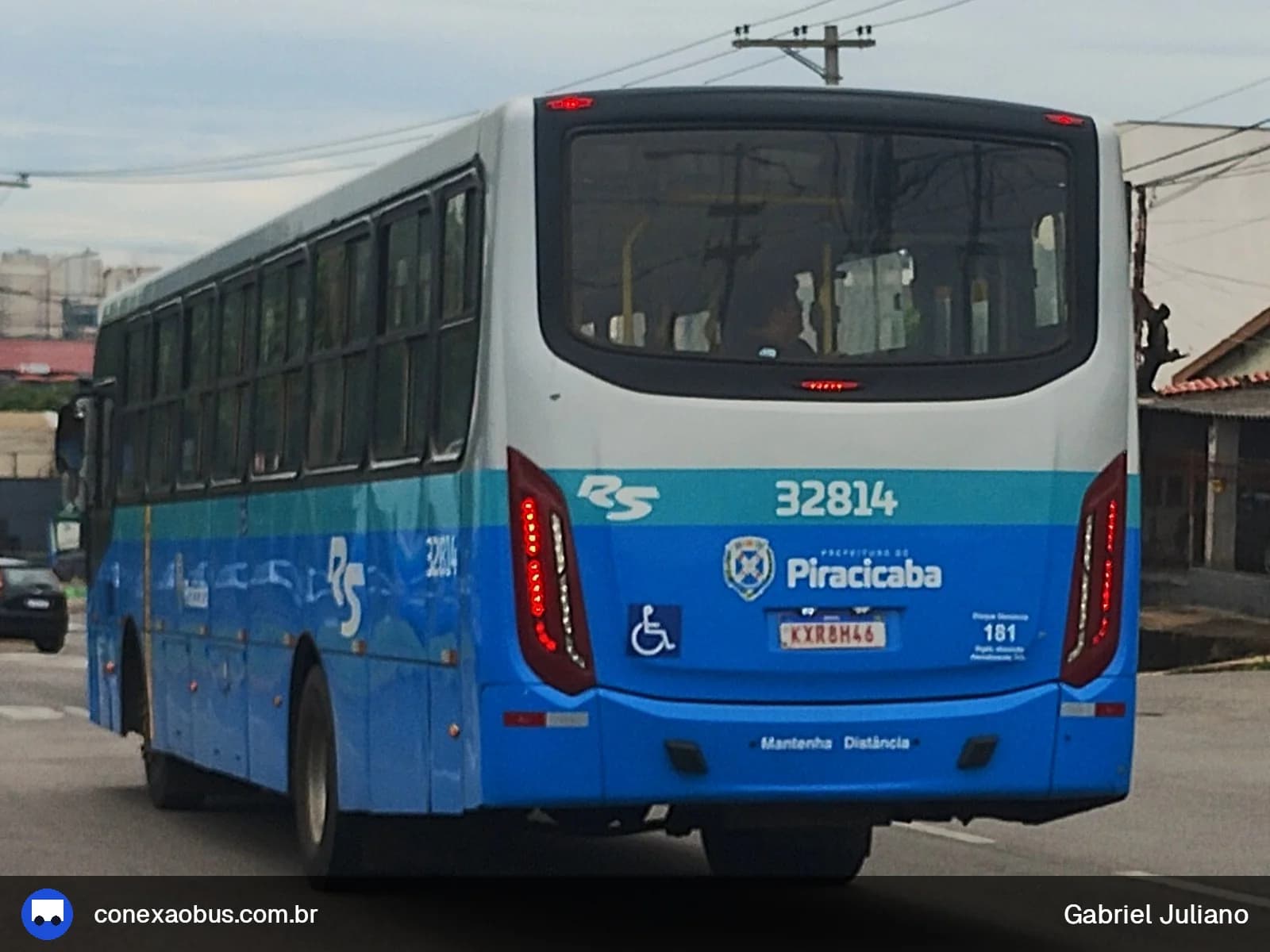 Ônibus CAIO Apache Vip IV, da Rápido Sumaré | Pira Mobilidade, prefixo 32814, em Piracicaba-SP
