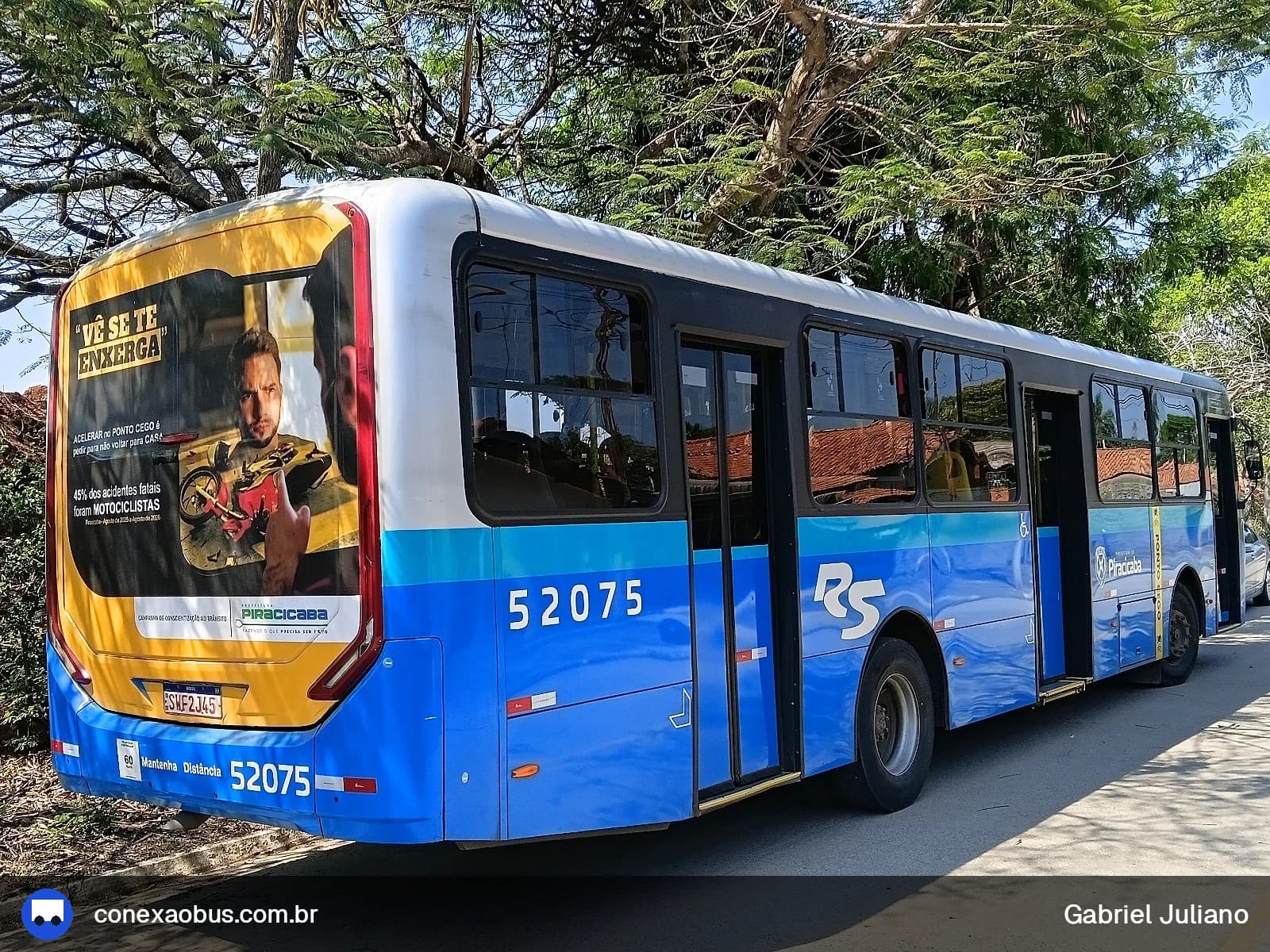Ônibus CAIO Apache Vip V, da Rápido Sumaré | Pira Mobilidade, prefixo 52075, linha 401 - ÁRTEMIS / CENTRO