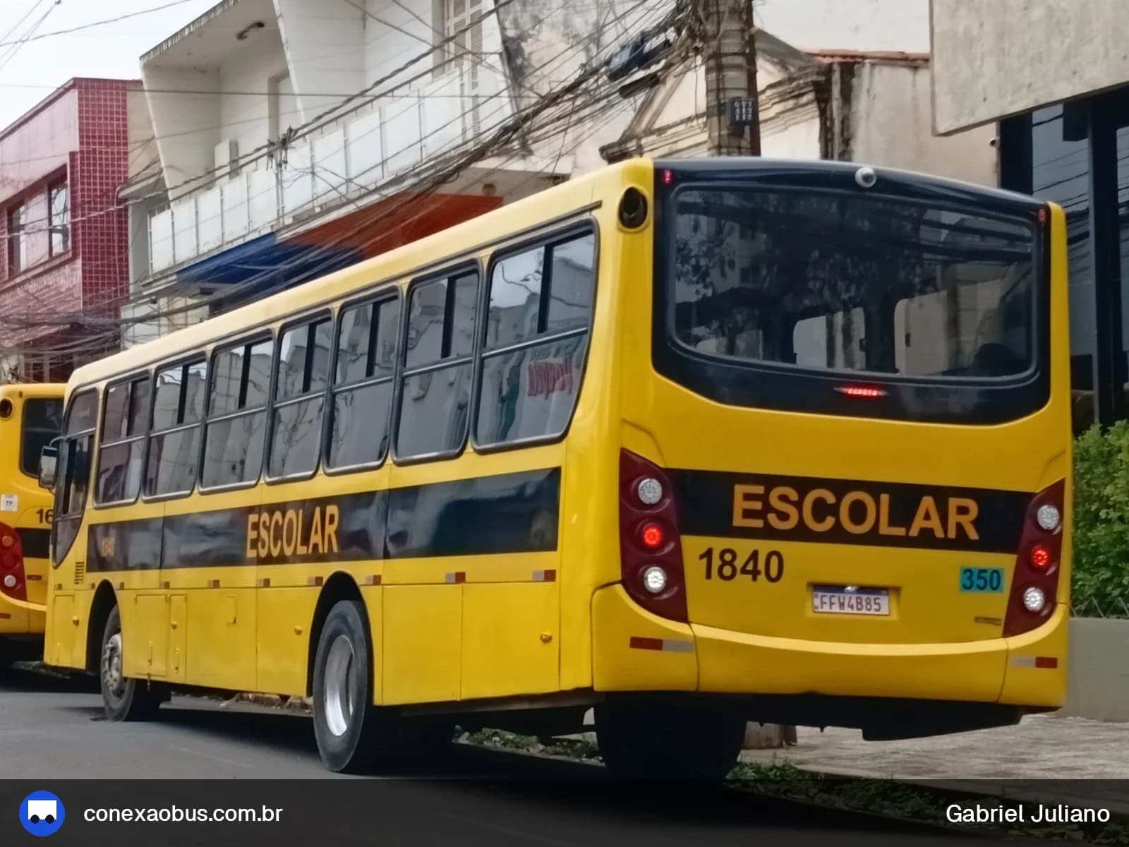 Ônibus CAIO Apache Vip III, da Viação Salire, prefixo 1840, em Piracicaba-SP