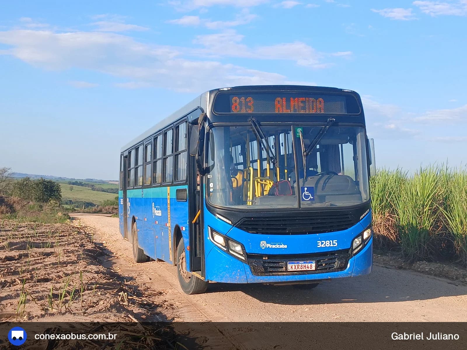 Ônibus CAIO Apache Vip IV, da Rápido Sumaré | Pira Mobilidade, prefixo 32815, em Piracicaba-SP