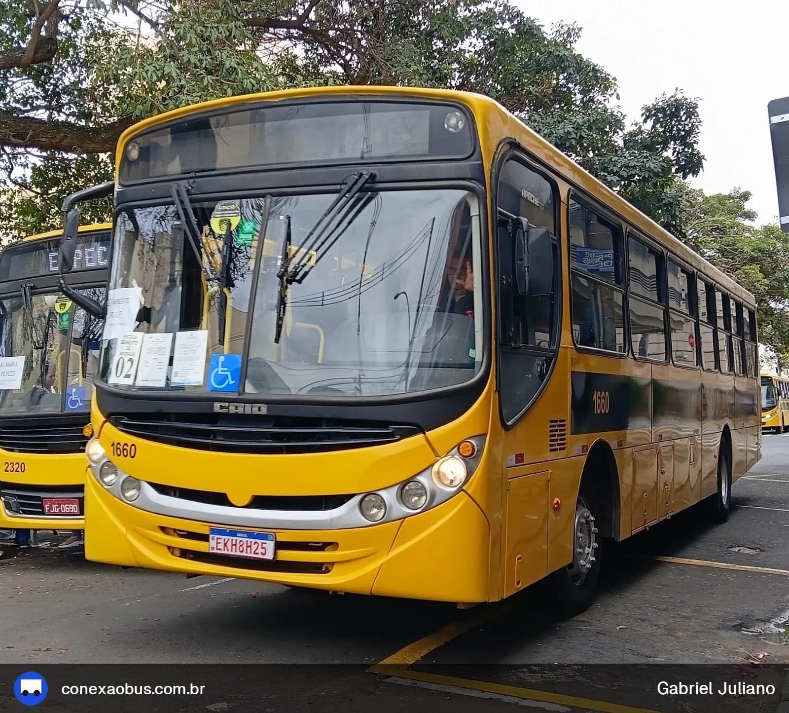 Ônibus CAIO Apache Vip II, da Viação Salire, prefixo 1660