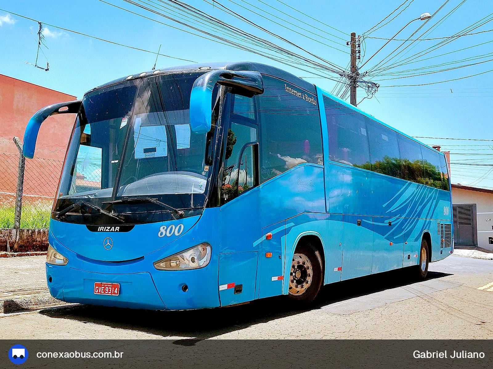 Ônibus Irizar Century 370, da PARTICULARES, prefixo 800