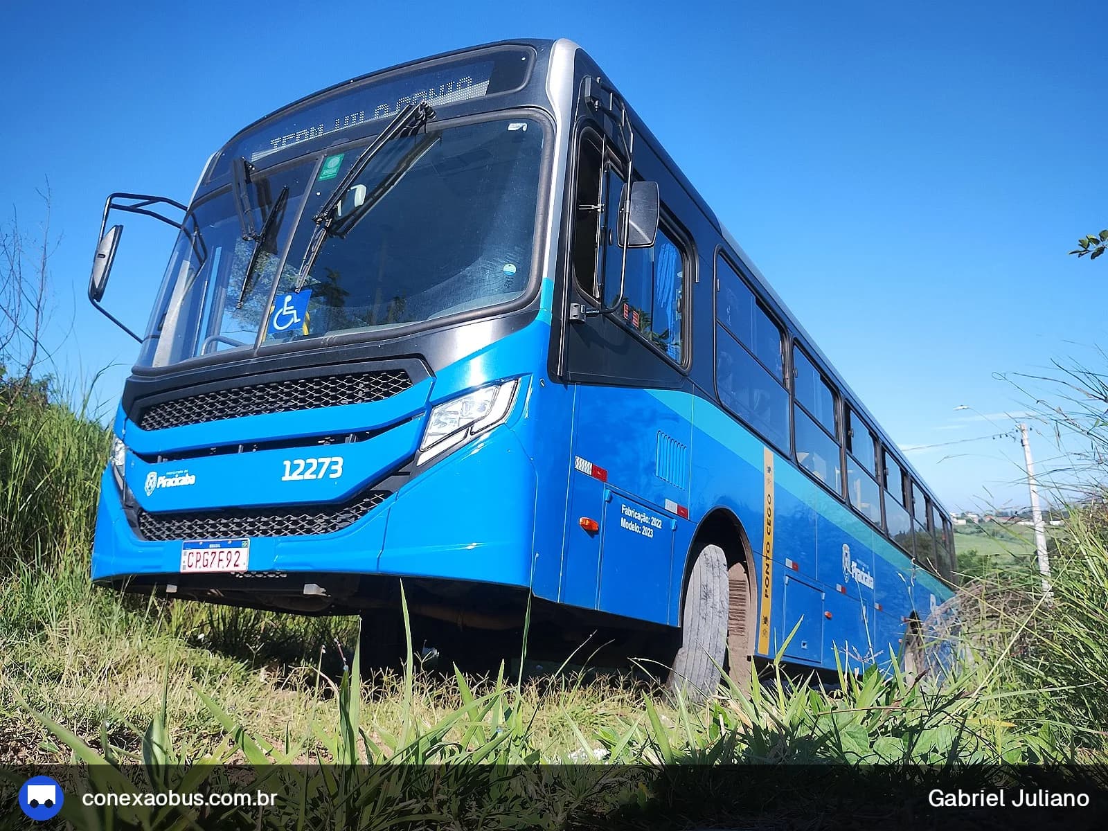Ônibus CAIO Apache Vip V, da Rápido Sumaré | Pira Mobilidade, prefixo 12273, em Piracicaba-SP