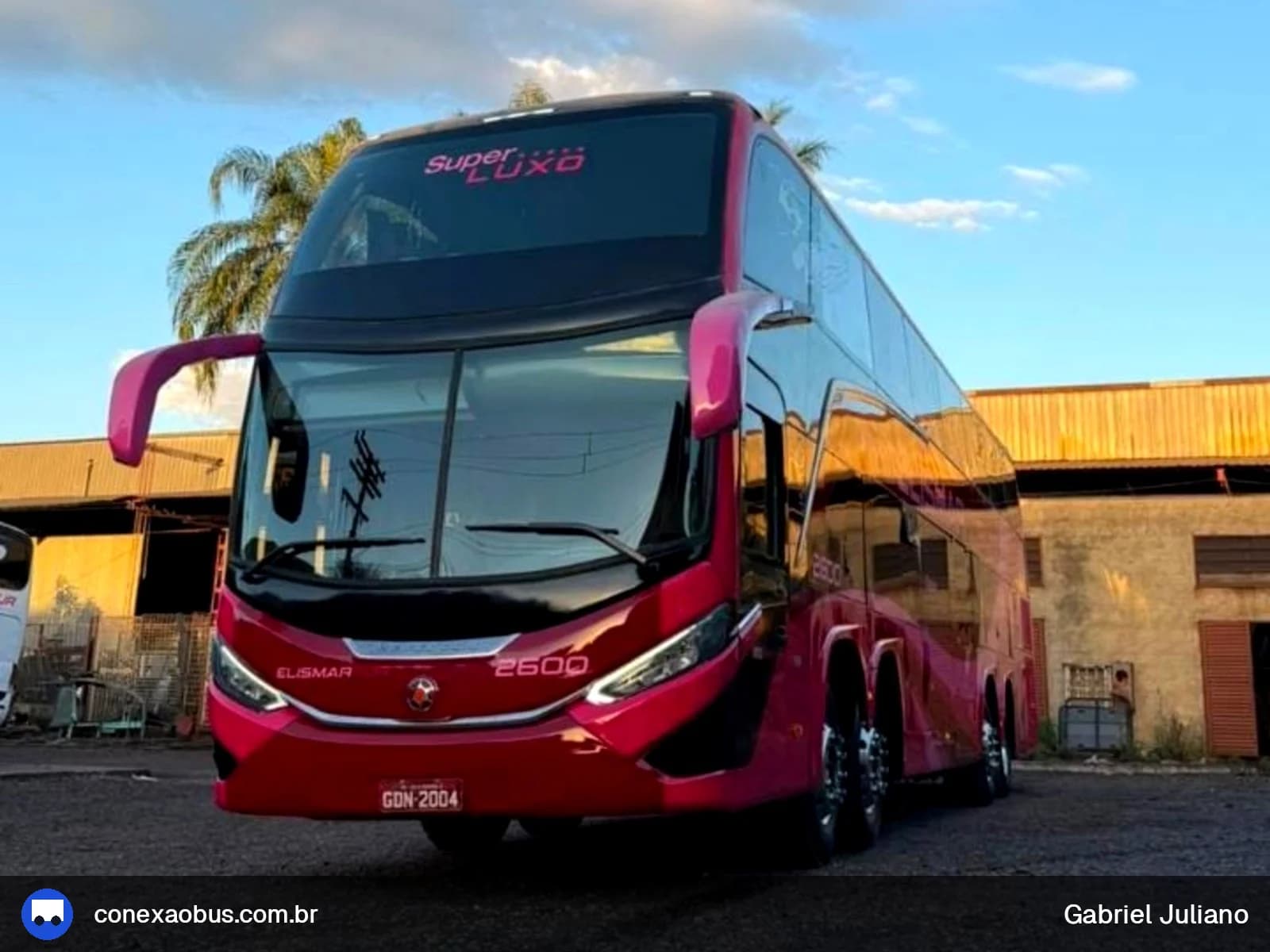 Ônibus Marcopolo Paradiso G6 1800 DD, da Elismartur, prefixo 2600, em São Paulo-SP