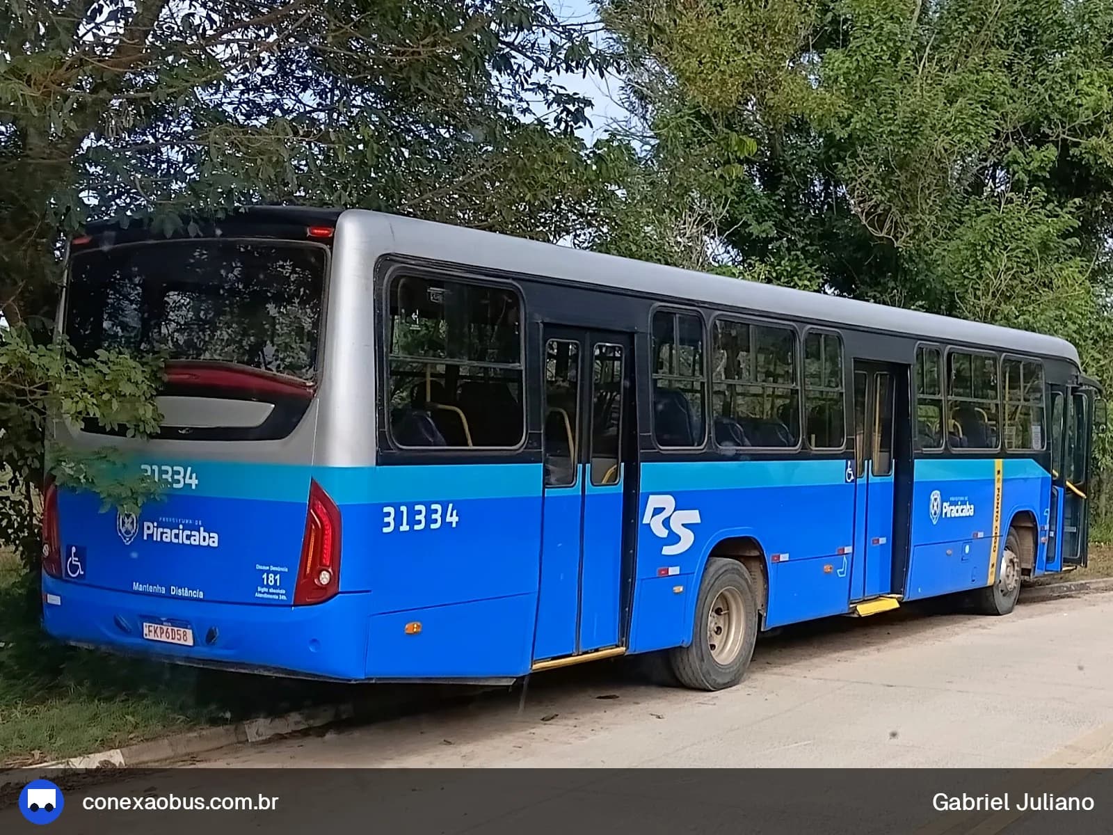 Ônibus Marcopolo Torino 2014, da Rápido Sumaré | Pira Mobilidade, prefixo 31334, em Piracicaba-SP