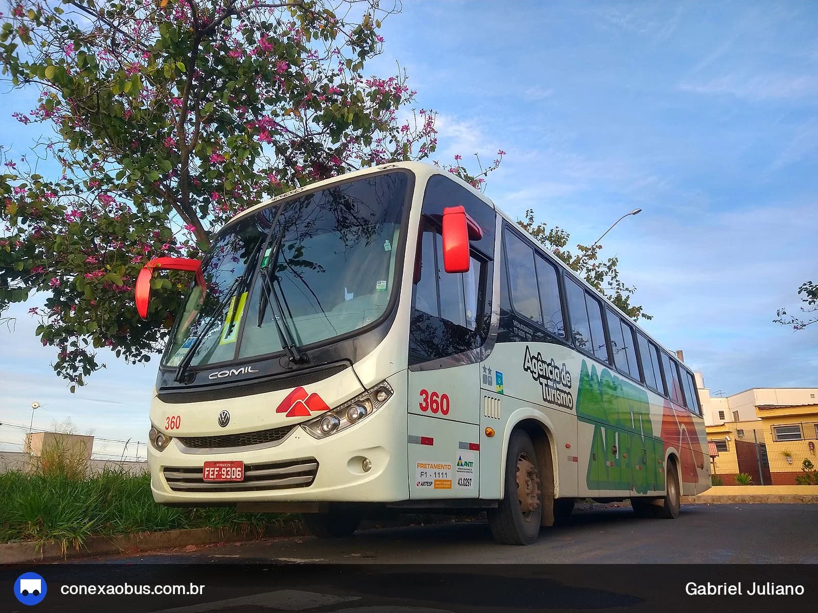 Ônibus Comil Campione 3.25 2014, da Monte Alegre Turismo, prefixo 360