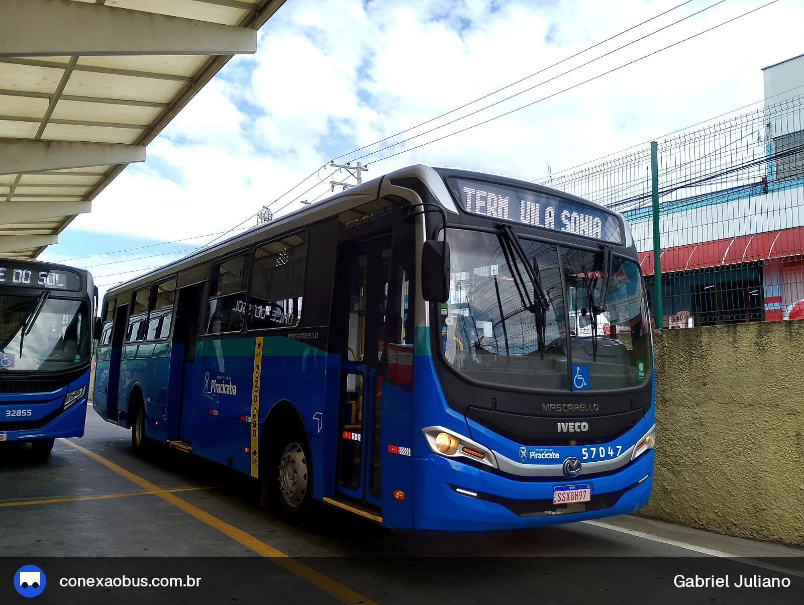 Ônibus Mascarello GRAN Via 2023, da Rápido Sumaré | Pira Mobilidade, prefixo 57047, em Piracicaba-SP