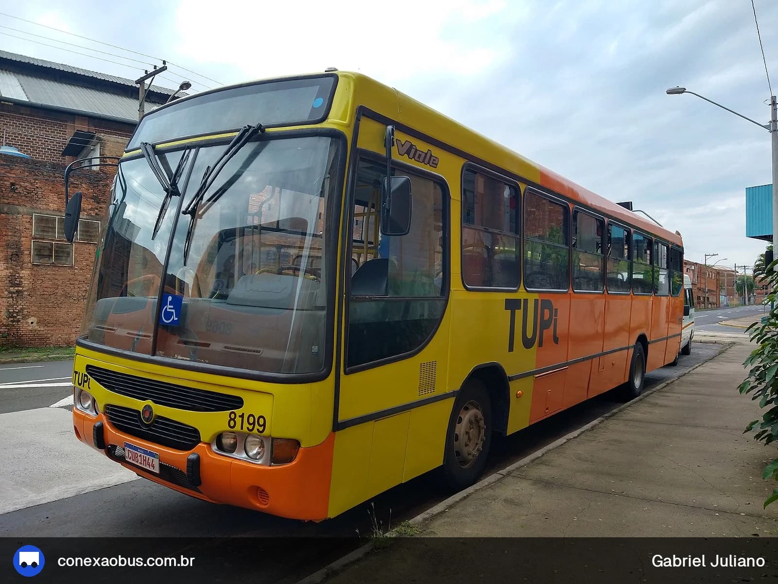 Ônibus Marcopolo Viale, da TUPi | Transporte Urbano Piracicaba, prefixo 8199, em Piracicaba-SP