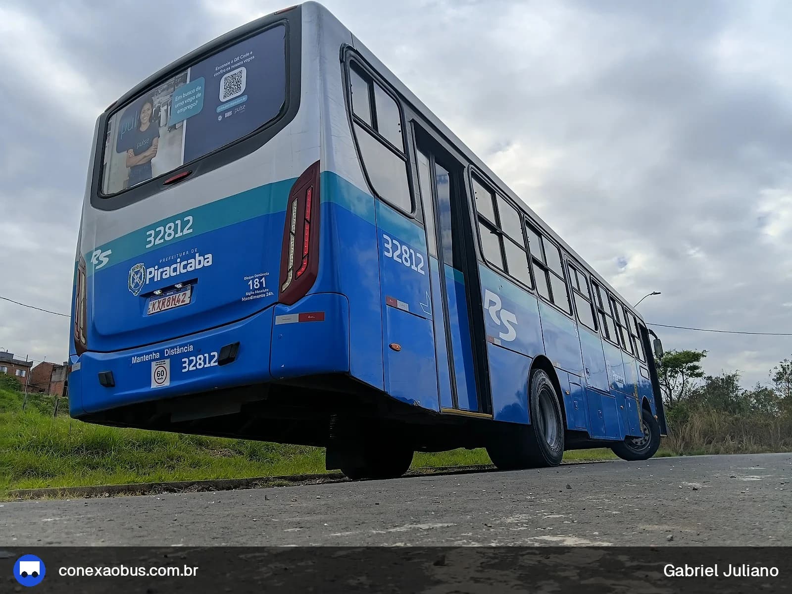 Ônibus CAIO Apache Vip IV, da Rápido Sumaré | Pira Mobilidade, prefixo 32812, em Piracicaba-SP