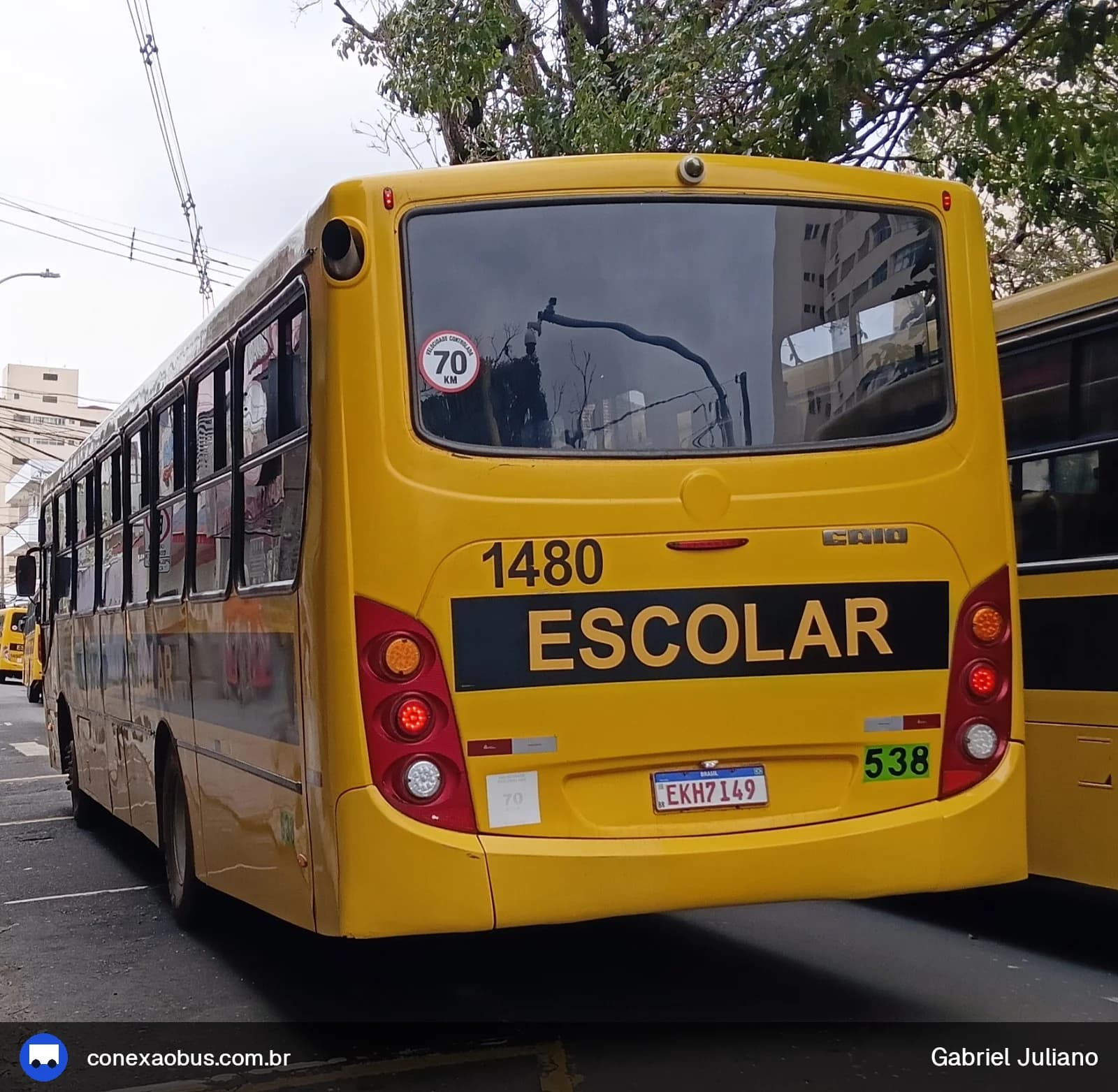 Ônibus CAIO Apache Vip II, da Viação Salire, prefixo 1480, em Piracicaba-SP