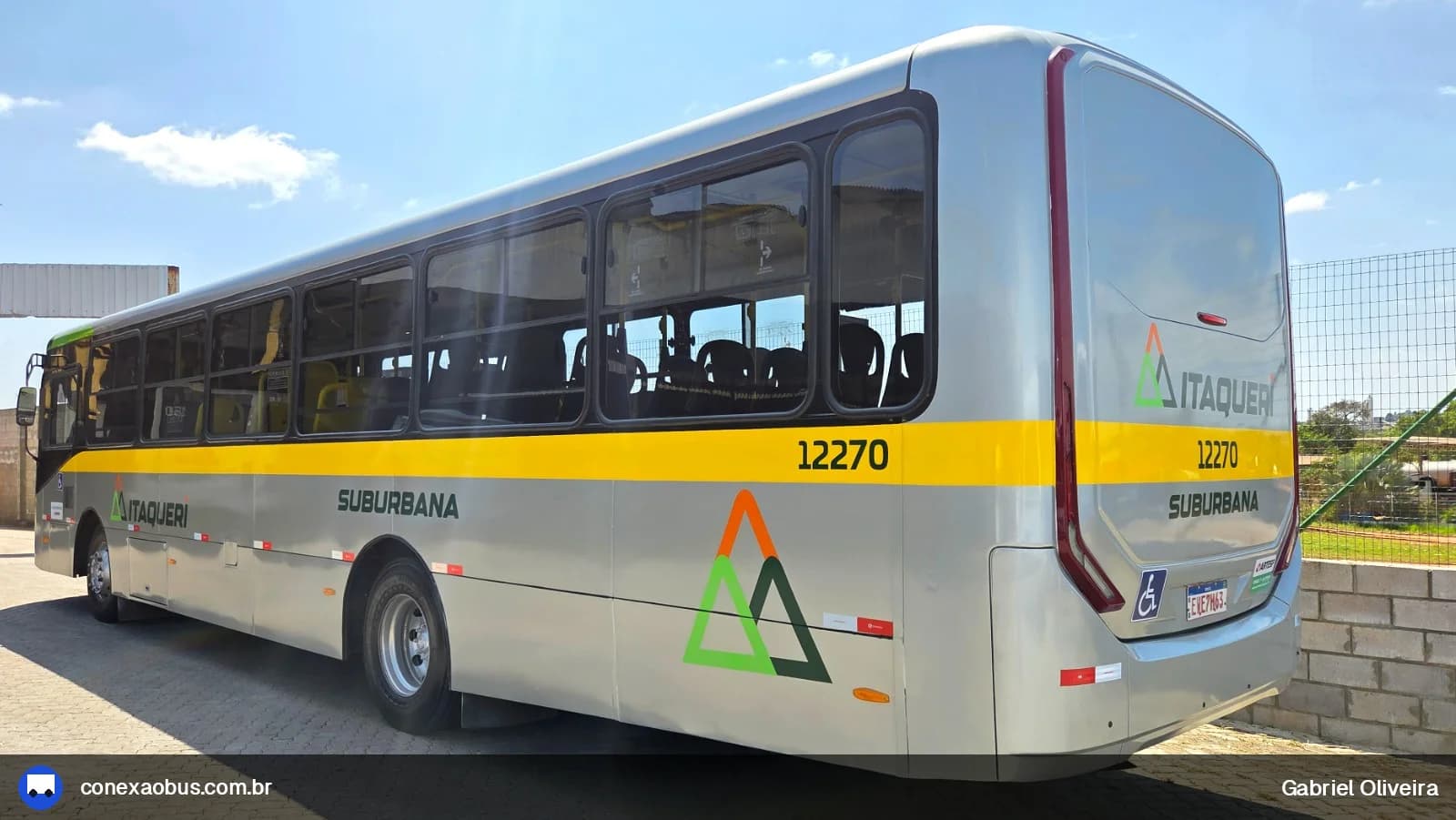 Ônibus CAIO Apache Vip V, da Viação Itaqueri, prefixo 12270, em Piracicaba-SP