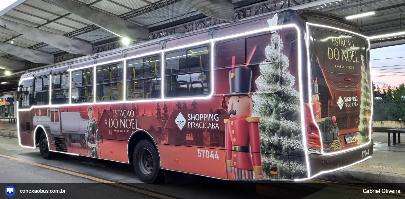Ônibus Mascarello GRAN Via 2023, da Rápido Sumaré | Pira Mobilidade, prefixo 57044, em Piracicaba-SP