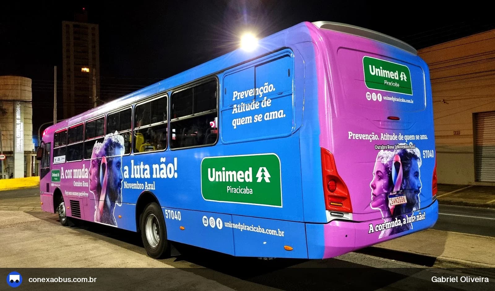 Ônibus Mascarello GRAN Via 2023, da Rápido Sumaré | Pira Mobilidade, prefixo 57040, em Piracicaba-SP