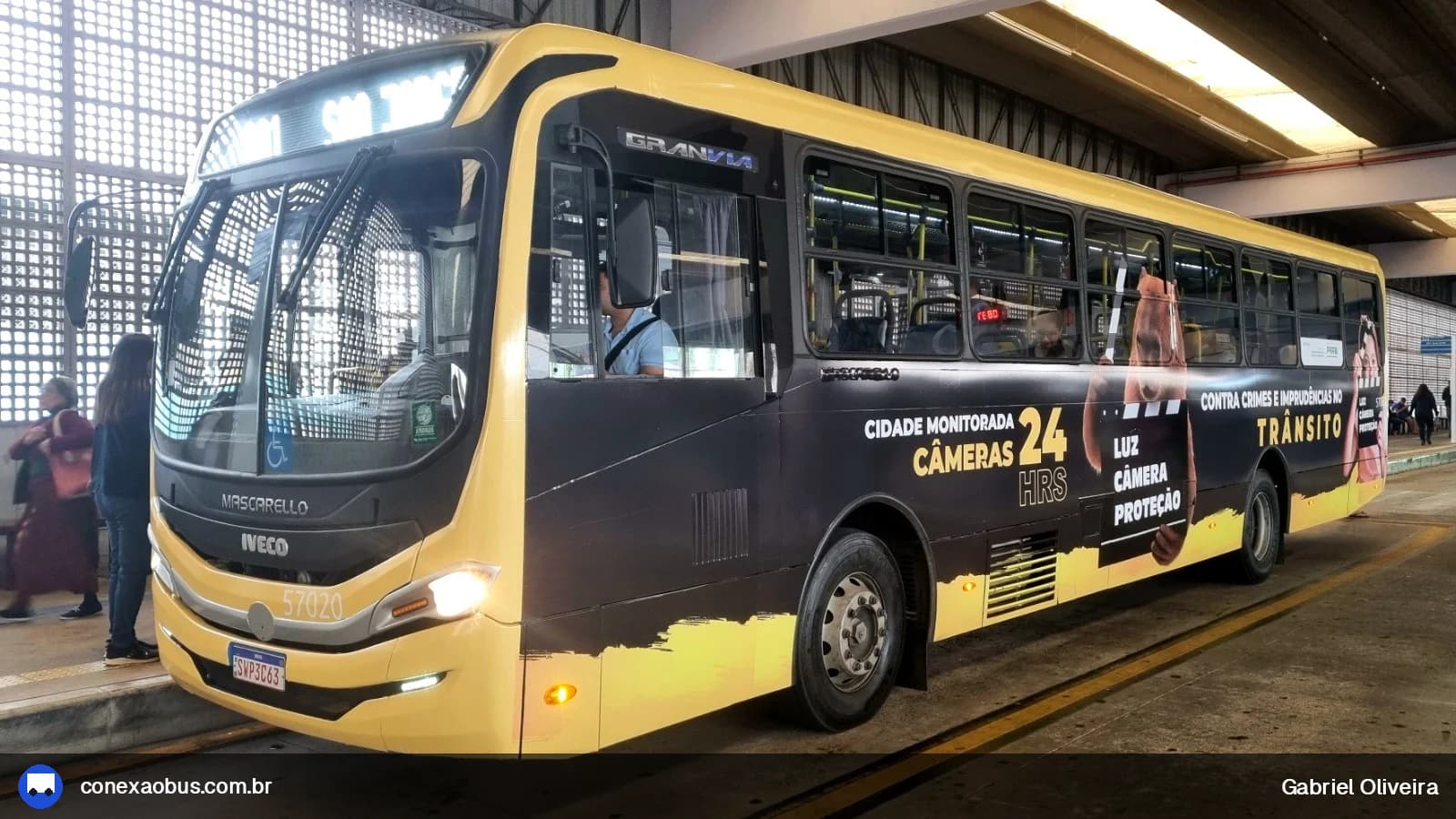 Ônibus Mascarello GRAN Via 2023, da Rápido Sumaré | Pira Mobilidade, prefixo 57020, em Piracicaba-SP