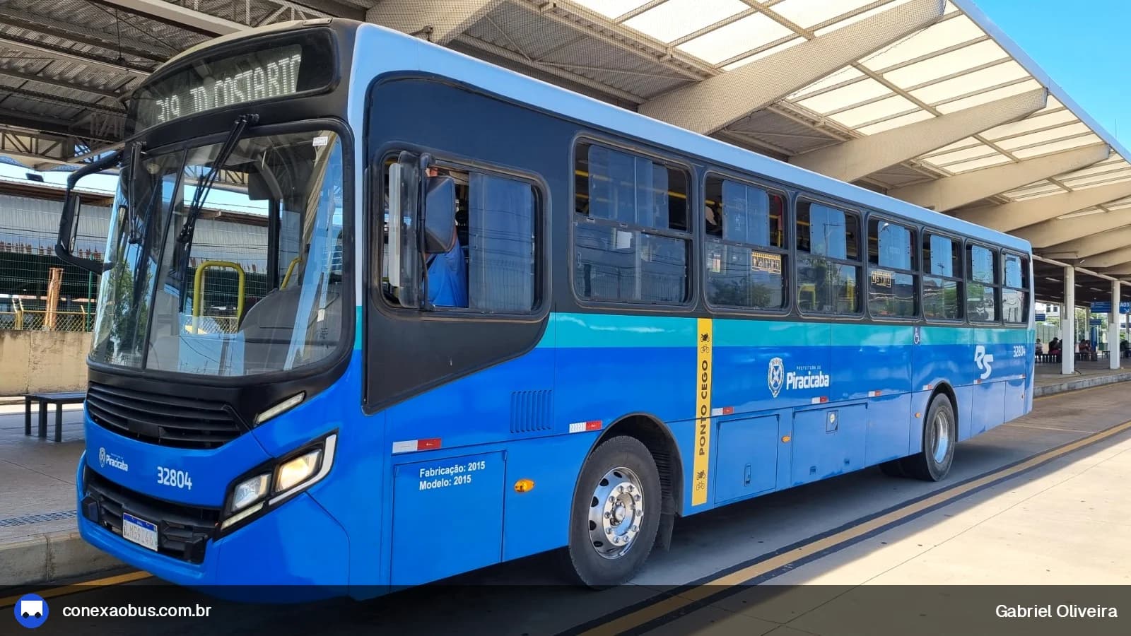 Ônibus CAIO Apache Vip IV, da Rápido Sumaré | Pira Mobilidade, prefixo 32804, em Piracicaba-SP