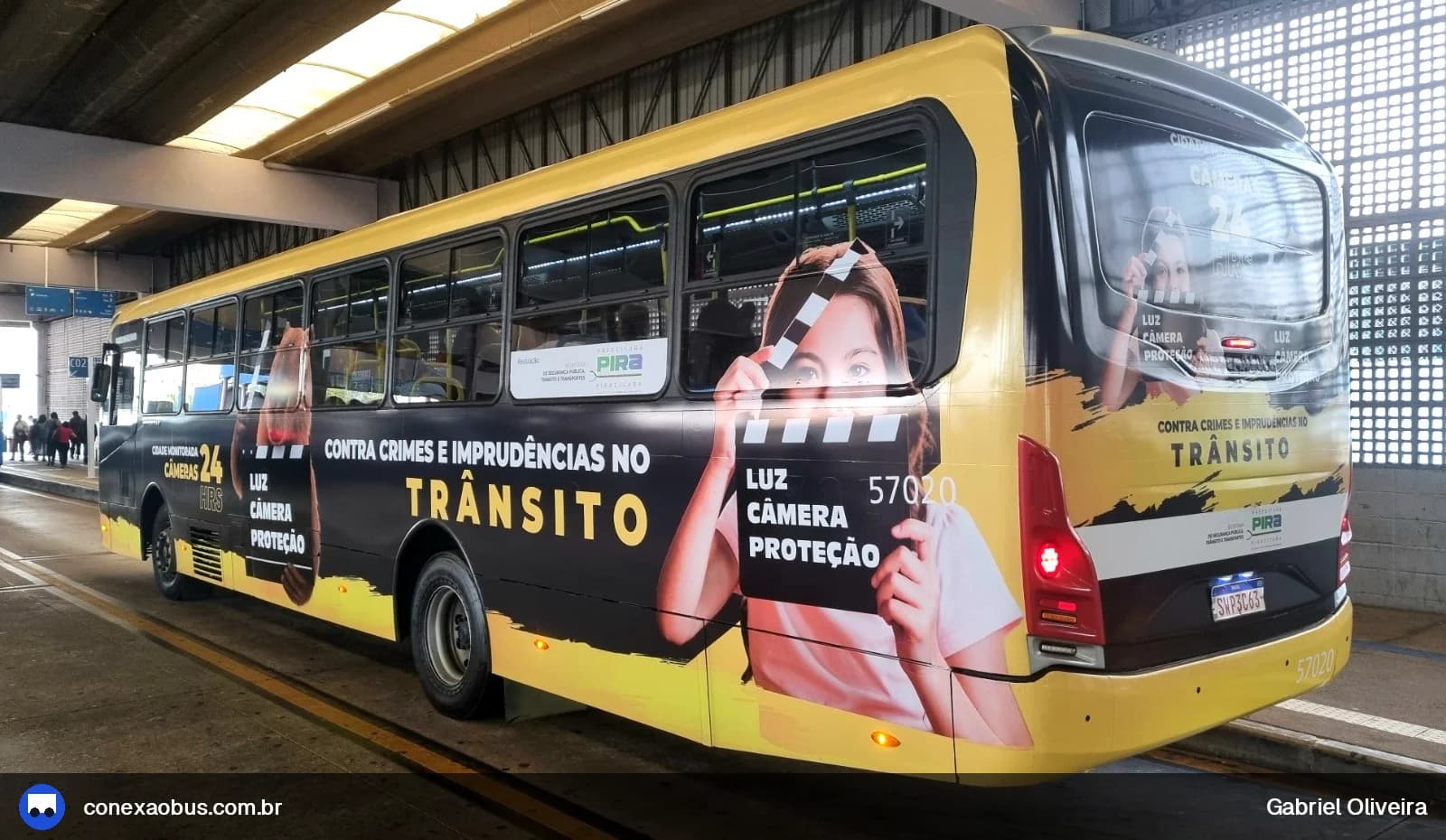 Ônibus Mascarello GRAN Via 2023, da Rápido Sumaré | Pira Mobilidade, prefixo 57020, em Piracicaba-SP