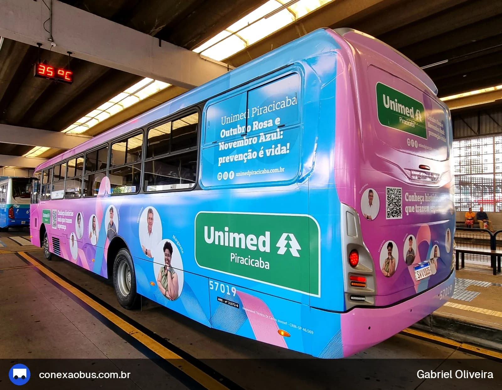 Ônibus Mascarello GRAN Via 2023, da Rápido Sumaré | Pira Mobilidade, prefixo 57019, em Piracicaba-SP